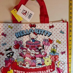 Hello Kitty 50th Anniversary Party Tote Bag - Red